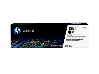 HP 128A Black Original LaserJet Toner Cartridge (CE320A) — HP product image