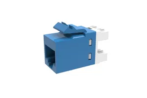 CommScope 4-1375055-BL | SL-Series Modular Jack, RJ45, Cat6 Unshielded, Blue (24 ea/pkg)