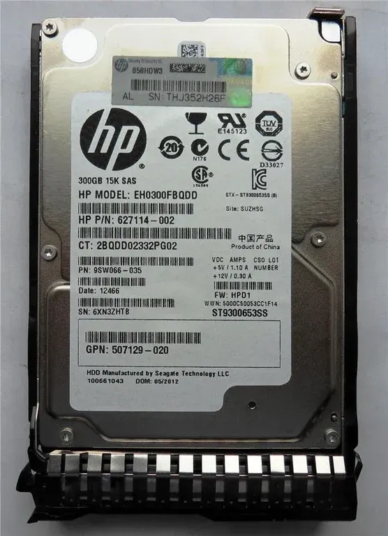 HPE 627117-B21 300GB SAS Hard Drive