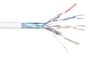 CommScope 884046258/16 | CS54ZB Category 7 F/FTP Cable, low smoke zero halogen, white jacket, 4 pair count, 1640 ft (500 m) length, reel
