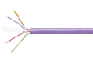 CommScope UTG760245088 | GigaSPEED XL 2071E-UTG ETL Verified Category 6 U/UTP Cable, plenum, lilac jacket, 4 pair count, 1000 ft (305 m) length, reel