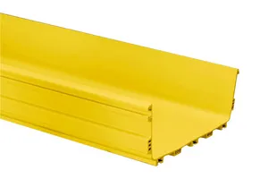 CommScope FGS-MSHS-F12 | FiberGuide Horizontal Straight Section, 4x12in, 12ft Length, Yellow