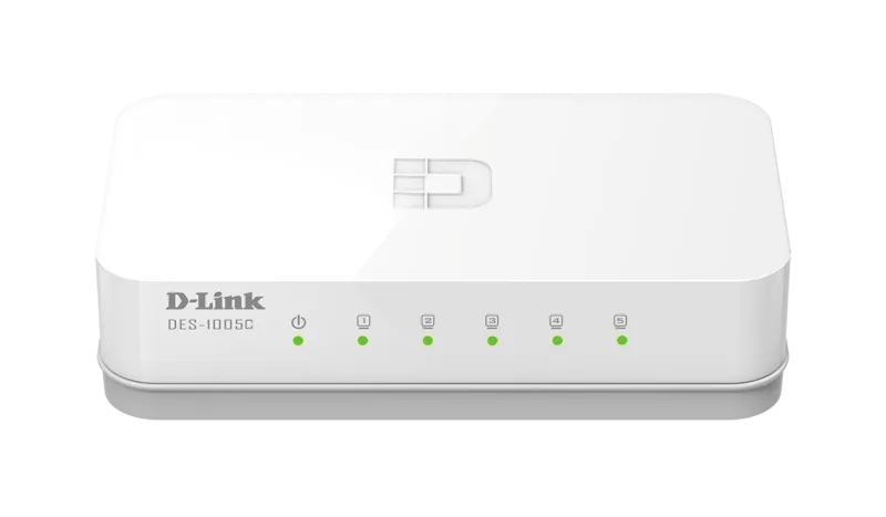 D-Link 5 port 10/100Base-T unmanged switch DES-1005C product image