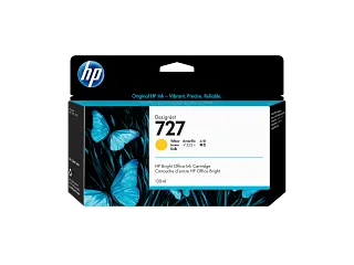 HP 727 130-ml Yellow DesignJet Ink Cartridge (B3P21A) — HP product image