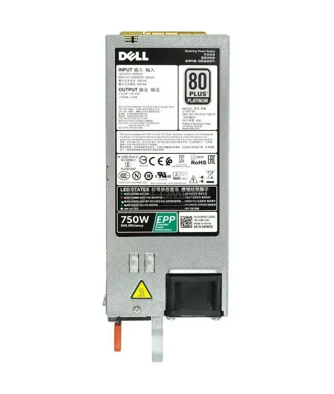 Dell W8R3C 750W Power Supply