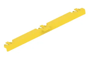 CommScope FGS-MEXC-E-A | FiberGuide 4-Inch Express Exit Single Rear Hinged Cover for 4x4in Raceways, Yellow