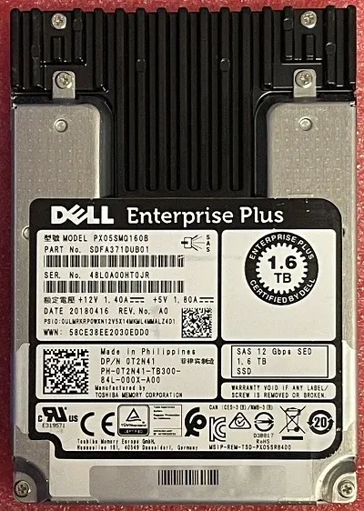 Dell T2N41 1.6TB SAS SSD