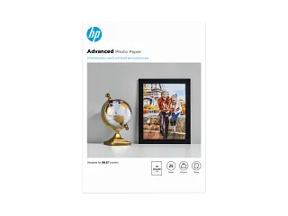 HP Advanced Photo Paper, Glossy, 250 g/m2, A4 (210 x 297 mm), 25 sheets (Q5456A) — HP product image