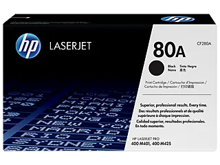 HP 80A Black Original LaserJet Toner Cartridge (CF280A) — HP product image