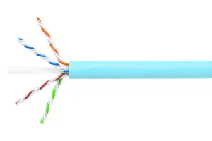 CommScope 760138602 | GigaSPEED X10D 1091B ETL Verified Category 6A U/UTP Cable, light blue jacket, 4 pair count, 3000 ft (914 m) length, reel