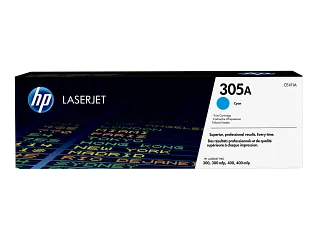 HP 305A Cyan Original LaserJet Toner Cartridge (CE411A) — HP product image