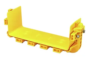 CommScope FGS-JUNC-F | FiberGuide Non-Toolless Junction Kit, 4x12in, Yellow