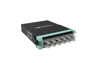 CommScope 760236120 | G2 ULL Multimode OM4 MPO-24 Distribution Module, 1x24F MPO unpinned to 24F LC Aqua, Method B Enhanced, iPatch Ready