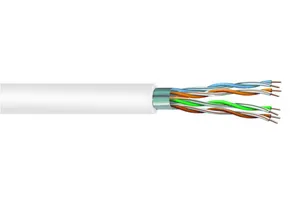 CommScope 874029884/30 | Category 5e F/UTP Cable, plenum, white jacket, 4 pair count, 3000 ft (914 m) length, reel