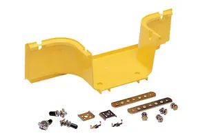 CommScope FGS-MHIS-B | FiberGuide 6in Cut-in T, 4x4, 4x6, and 4x12in, Yellow