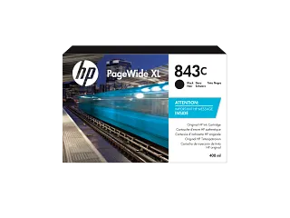 HP 843C 400-ml Black PageWide XL Ink Cartridge (C1Q65A) — HP product image