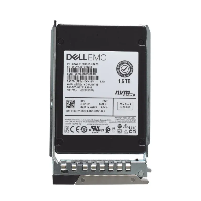 Dell H8GHV 1.6TB NVMe SSD