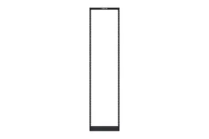 CommScope 760175703 | Equipment Rack, 4-Post, 29 in (737 mm) D x 7 ft (2134 mm) H - 19 in (482.6 mm) Steel (45U) 3/8 Sq Punch, Black