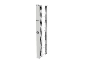 CommScope 760260355 | CableGuide 360 Vertical Cable Management Kit, 6 in X 84 in (152 mm X 2134 mm) Double Sided, With Doors, White
