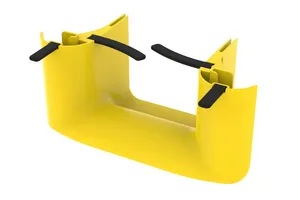 CommScope FGS-TRMP44 | FiberGuide Vertical Trumpet, 4x4in, Yellow