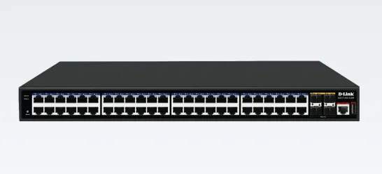 D-Link 48 Port Gigabit PoE Managed Switch DGS-F1500-52MP product image