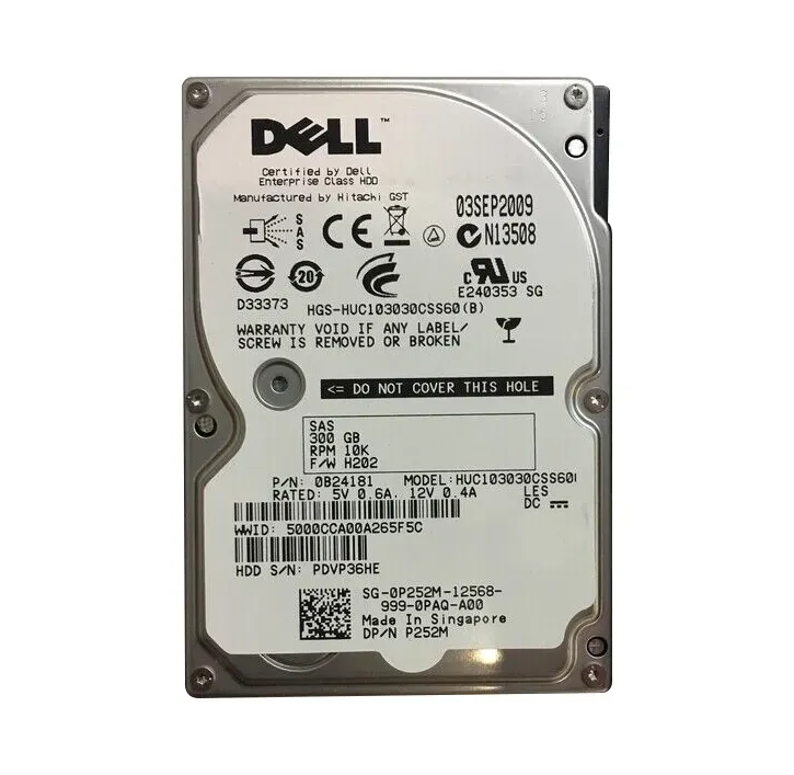 Dell P252M 300GB SAS Hard Drive