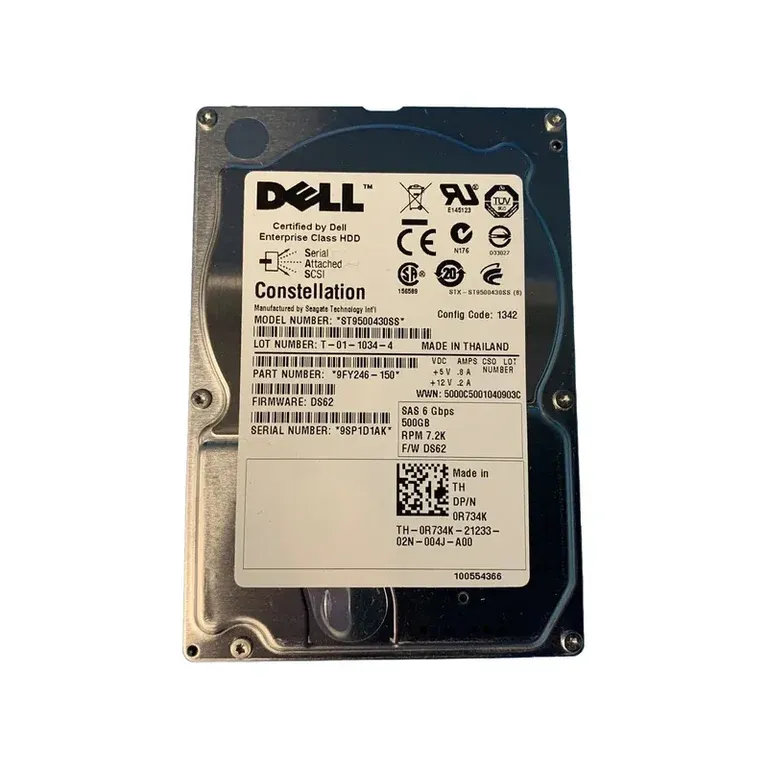 Dell R734K 500GB SAS Hard Drive