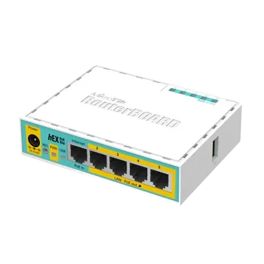 MikroTik hEX PoE lite product image