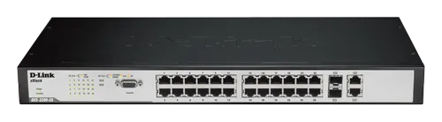D-Link 24-port 10/100Base-T + 2 Combo 1000Base-T/SFP port.. DES-3200-26 product image
