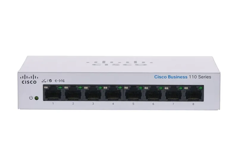 Cisco CBS110-8T-D-NA 8-Port Ethernet Switch
