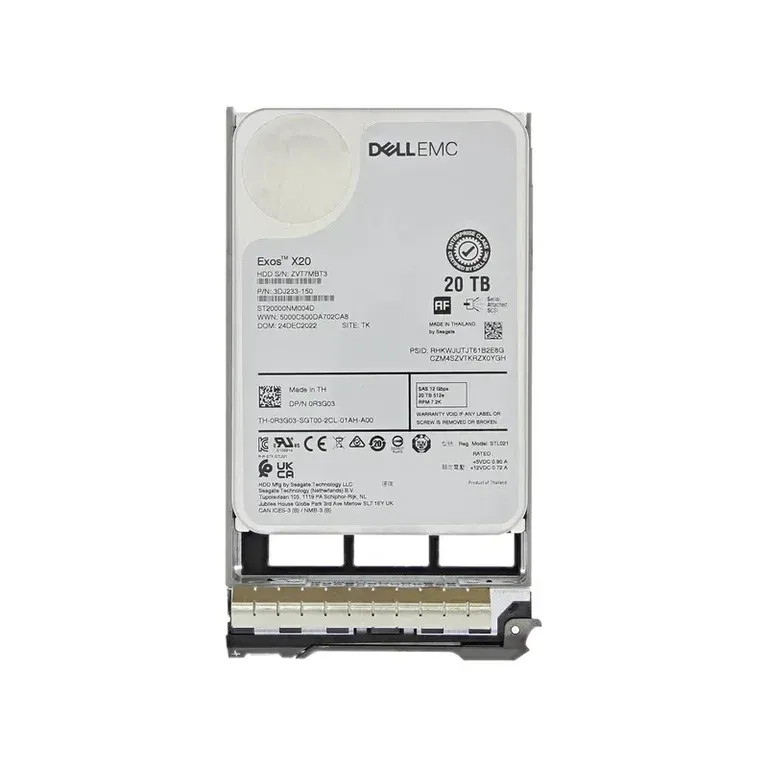 Dell R3G03 20TB SAS Hard Drive