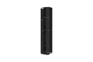 CommScope 760260762 | CableGuide Essential, Vertical Cable Management Kit, 8 inch x 84 inch double sided, with twin covers, black