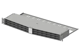 CommScope 760259115 | Propel 1RU fixed tray angled fiber panel, accepts Propel ULL components