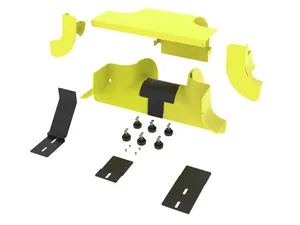 CommScope FGS-MEXP-G-A/B/F | FiberGuide 6-Inch Express Exit, 4x4, 4x6, 4x12, 4x24in, Yellow