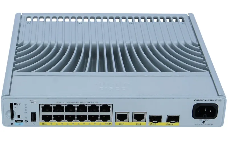 Cisco C9200CX-12P-2X2G-E 14-Port Layer 3 Switch