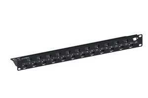 CommScope 760184507 | Unshielded Modular Panel, M-series, 1U, 24 port, Black
