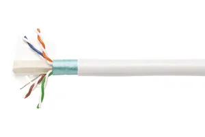 CommScope 884017404/10 | CS44R ETL Verified Category 6A F/UTP Cable, non-plenum, white jacket, 4 pair count, 1000 ft (305 m) length reel