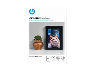 HP Advanced Photo Paper Glossy 250 g/m2 10 x 15 cm (101 x 152 mm) 25 sheets (Q8691A) — HP product image