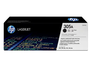 HP 305A Black Original LaserJet Toner Cartridge (CE410A) — HP product image