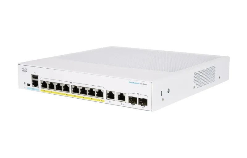Cisco CBS350-8FP-2G-NA 8-Port Ethernet Switch