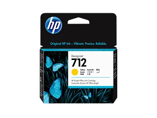 HP 712 29-ml Yellow DesignJet Ink Cartridge (3ED69A) — HP product image