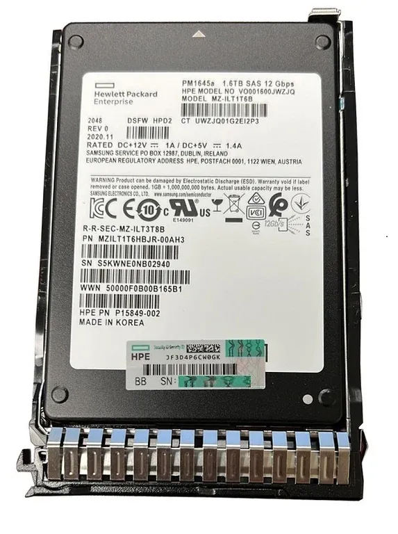 HPE P15849-002 1.6TB SAS SSD