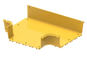 CommScope FGS-MHRT-F | FiberGuide Horizontal T, 4x12in, Yellow