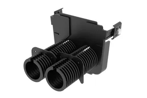 CommScope FGSB-KT03-A10F | FiberGuide Dual 2in Flex Tube Attachment, 4x4in, 10ft Length, Black