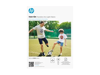 HP Iron-On Transfers for Light Fabric A4 (210 x 297 mm) 10 sheets (AA7N8A) — HP product image