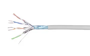 CommScope 884035234/32 | CS44Z3 Category 6A F/FTP Cable, low smoke zero halogen, gray jacket, 4 pair count, 3280 ft (1000 m) length, reel