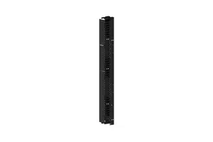 CommScope 760260759 | CableGuide Essential, Vertical Cable Management Kit, 6 inch x 84 inch single sided, with twin covers, black