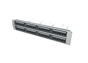 CommScope 760152595 | SYSTIMAX 360 GigaSPEED X10D Unshielded Panel Cat6A, 2U, 48 port, Silver