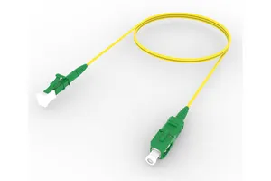 CommScope FPCA-EMYP | Fiber Optic Patch Cord, singlemode, 1.2 mm OFNP jacket, SC/APC-LC/APC, yellow