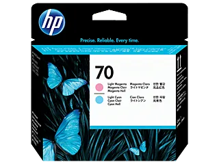 HP 70 Light Magenta and Light Cyan DesignJet Printhead (C9405A) — HP product image